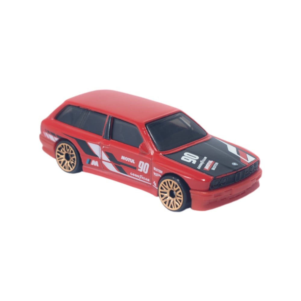 Hot Wheels BMW M3 Wagon Toy Car (Red & Black)