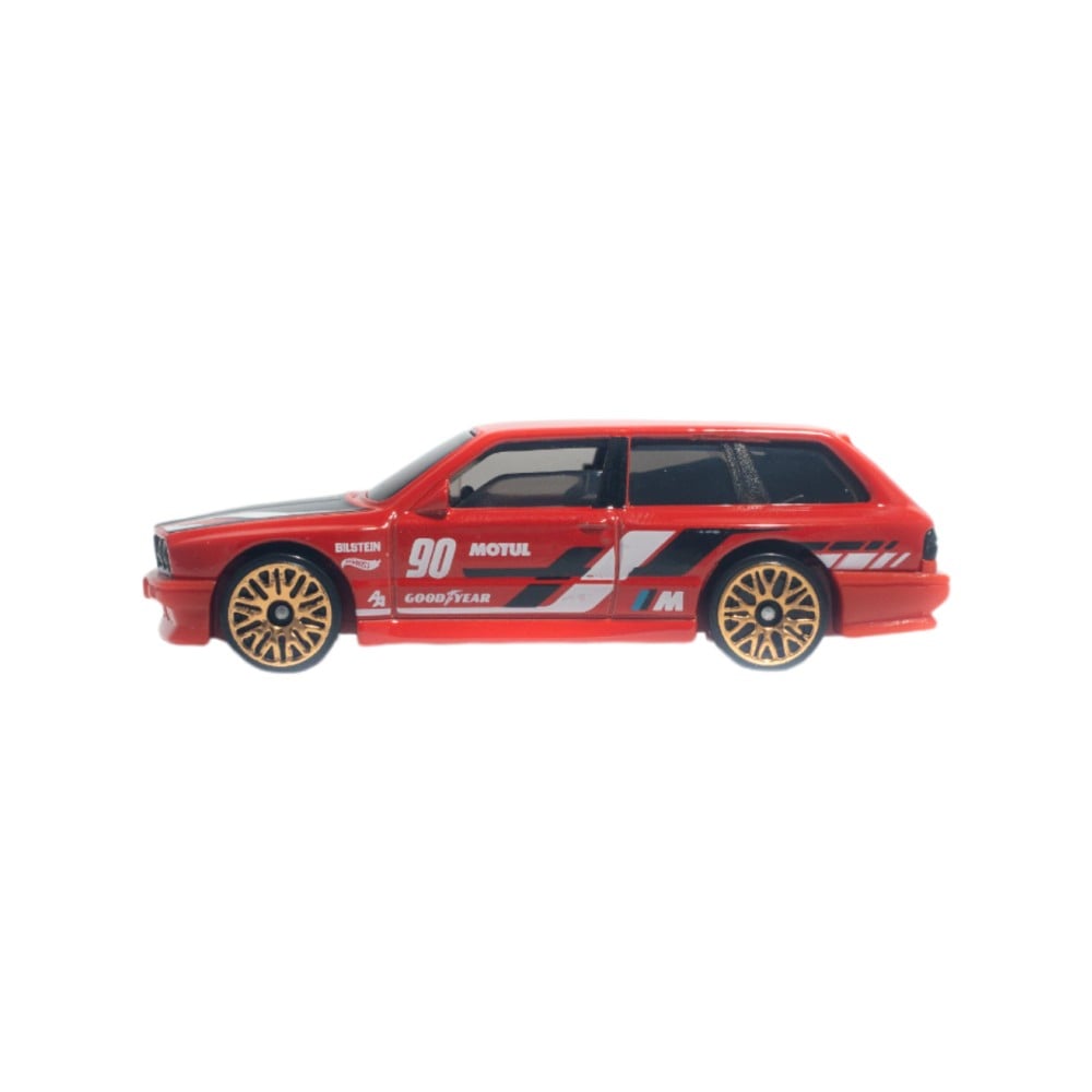 Hot Wheels BMW M3 Wagon Toy Car (Red & Black)