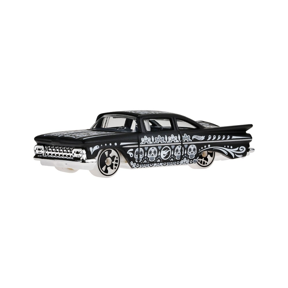 Hot Wheels 59 Chevy Impala Toy Car (Metallic Black)