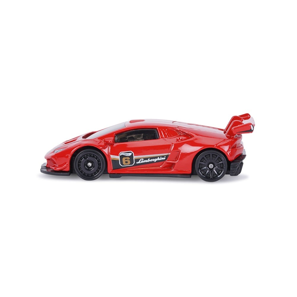 Hot Wheels Lamborghini Huracan LP 620-2 Super Trofeo Toy Car (Red & Black)