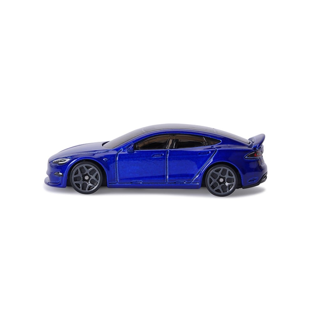 Hot Wheels Tesla Model-S Plaid Toy Car (Dark Blue)